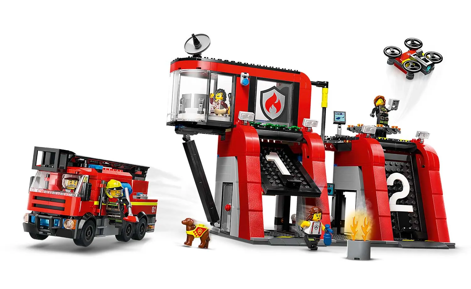60414 | LEGO® City Fire Station With Fire Truck