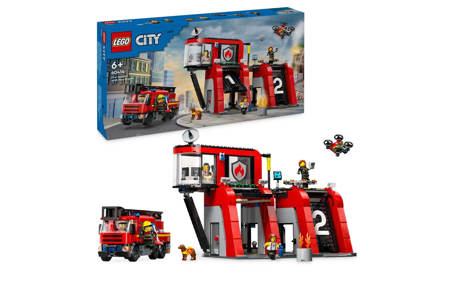 60414 | LEGO® City Fire Station With Fire Truck
