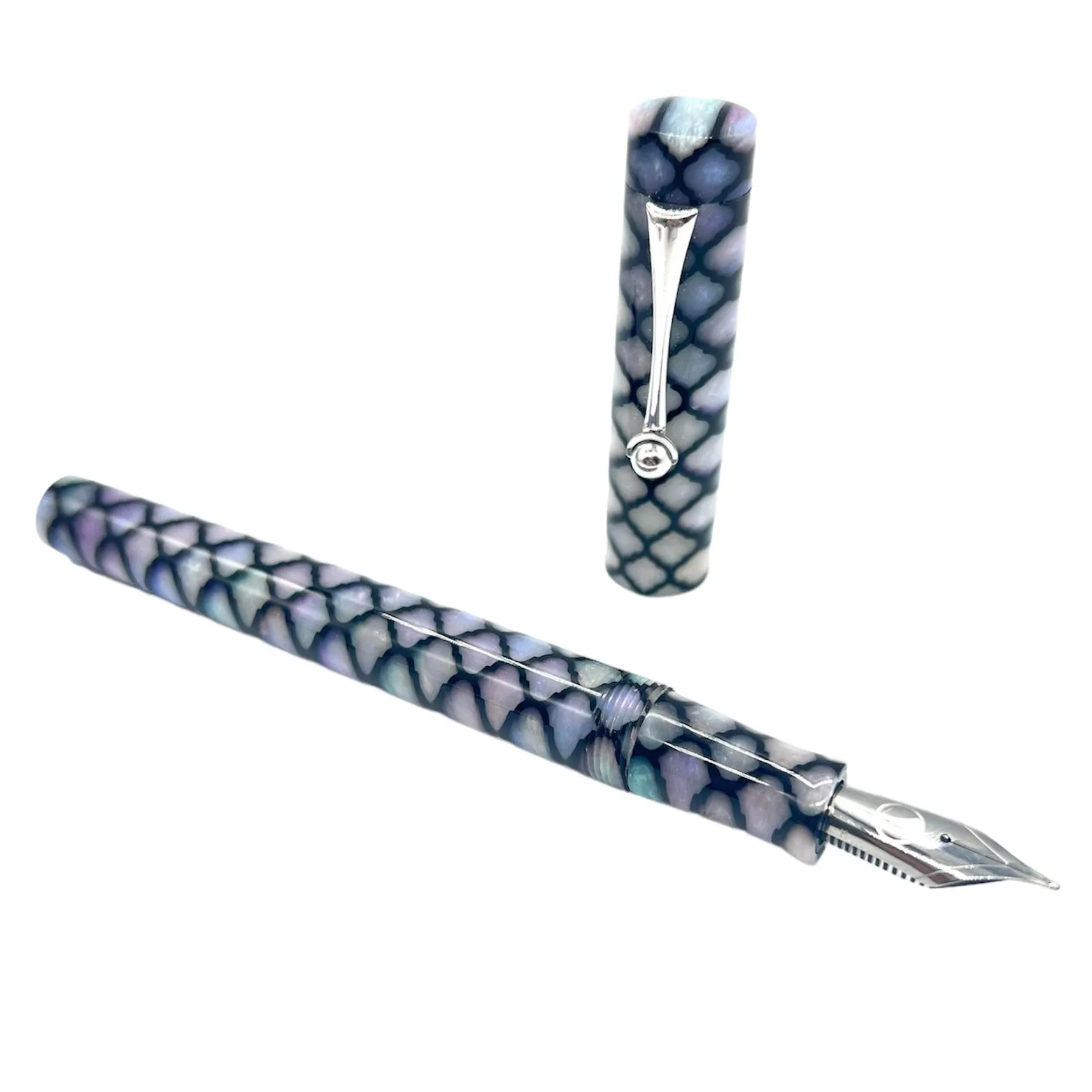 Abalone Motif Custom Order Fountain Pen