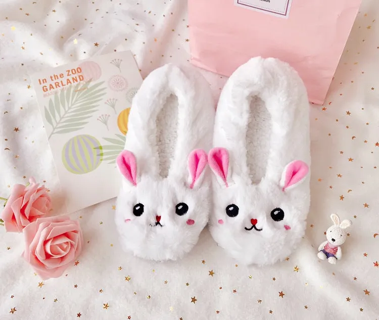 Adorable Animal Plush Slippers for Women