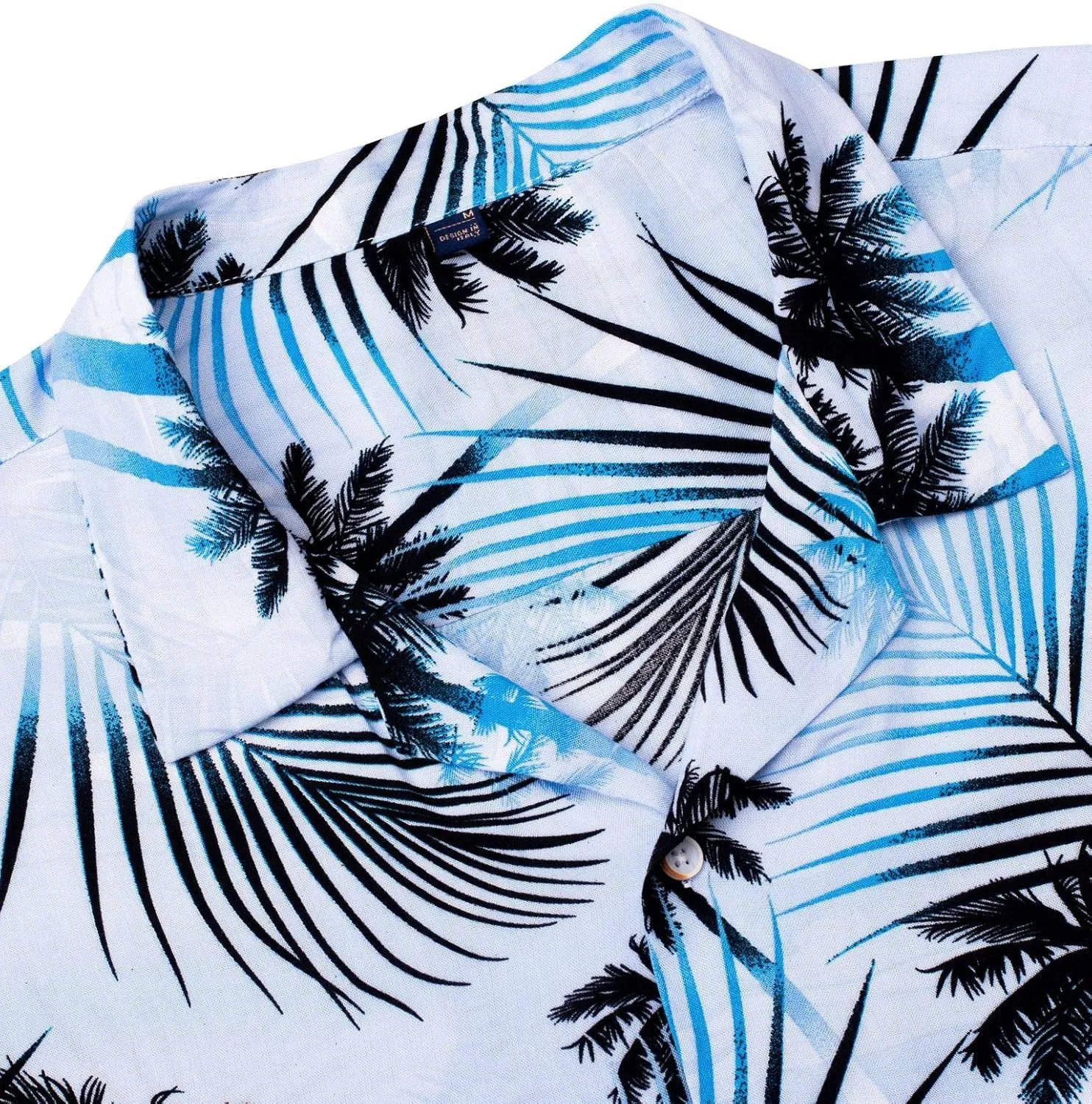 Alimens & Gentle Hawaiian Shirt for Men Summer Beach Casual Short Sleeve Button Down Shirts Printed Tropical Vacation Shirts