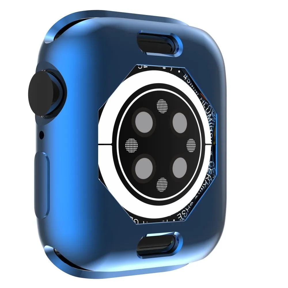 Apple Watch (45mm) stylish TPU cover - Blue