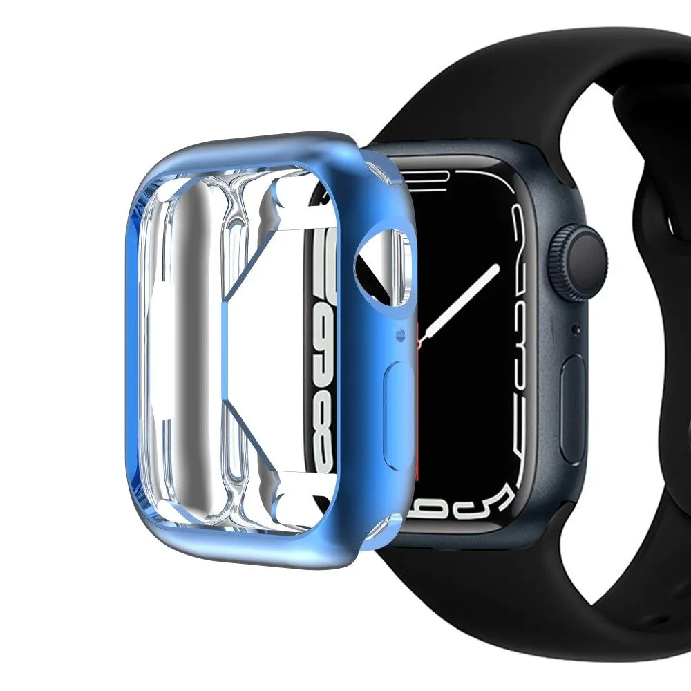 Apple Watch (45mm) stylish TPU cover - Blue