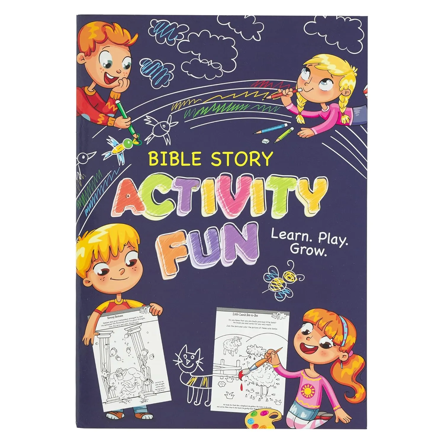 Bible Story Activity Fun - Learn Play Grow Paperback  June 17, 2019