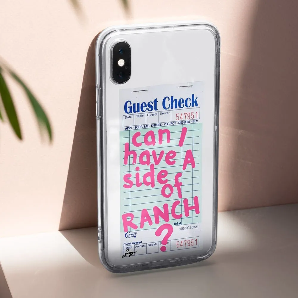 Can I Have A Side Of Ranch Transparent Phone Case