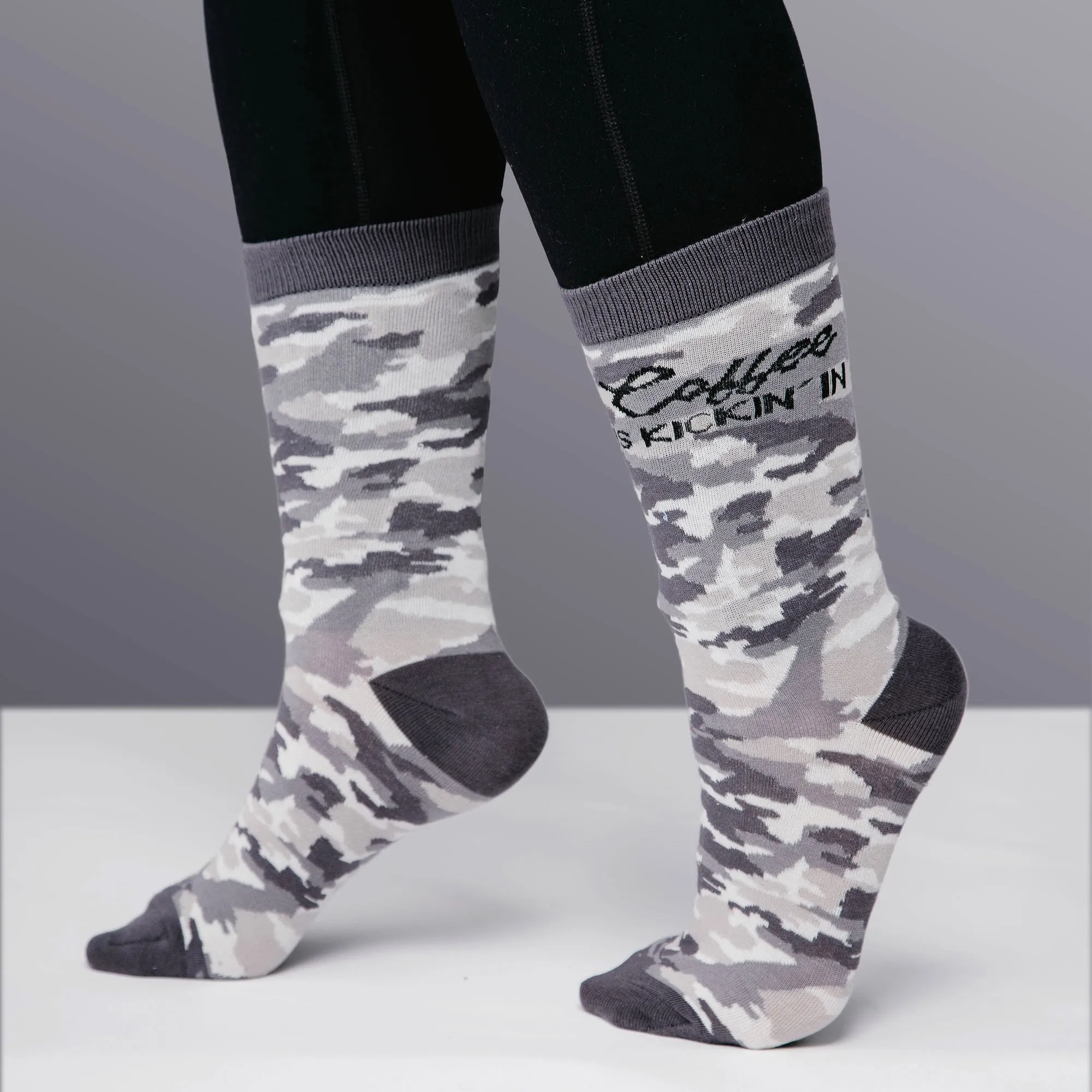 Coffee Cotton Blend Sock