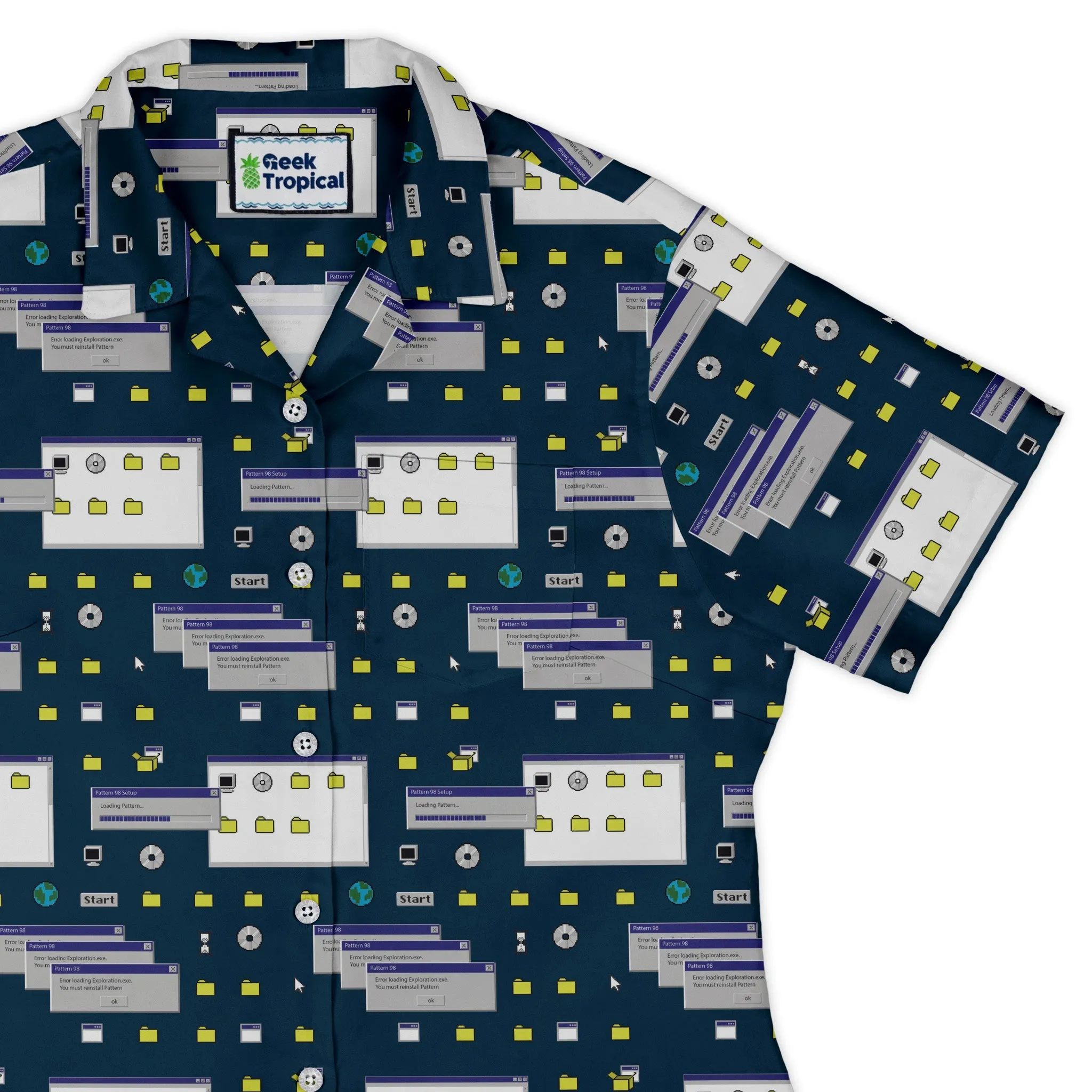 Dark Pattern98 Curvy Button Up Shirt