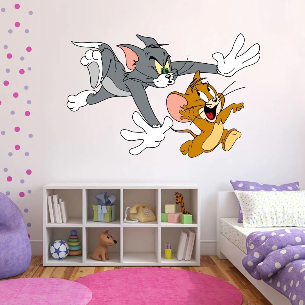 Divine Printry Catroon Design Wall Sticker Size - (56 * 36) cm - (DP0000671L)