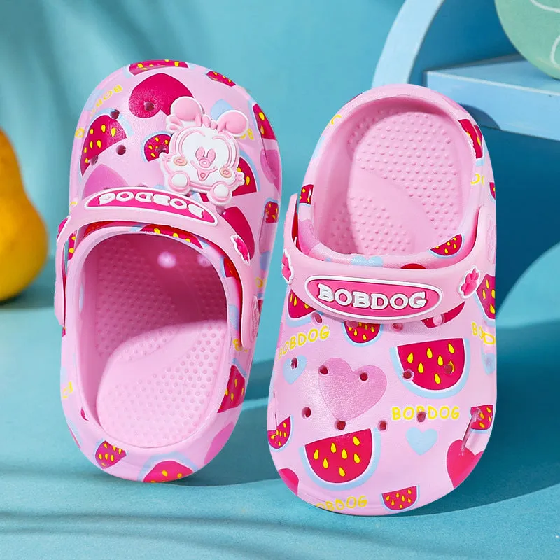 Dunnmall Bobdog Factory Children's Hole Shoes Summer Slippers Bath Non-Slip Slippers Eva Sandals Hot Shoe Type