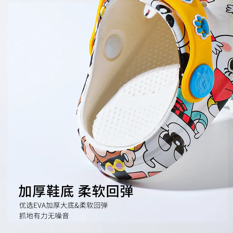 Dunnmall Bobdog Factory Children's Hole Shoes Summer Slippers Bath Non-Slip Slippers Eva Sandals Hot Shoe Type