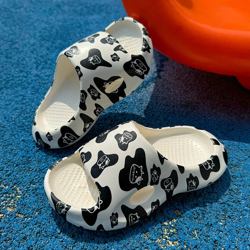 Dunnmall New Children's Slippers Summer Boys and Girls Interior Home Soft Bottom Slippers Non-Slip Bathroom Bath Sandals