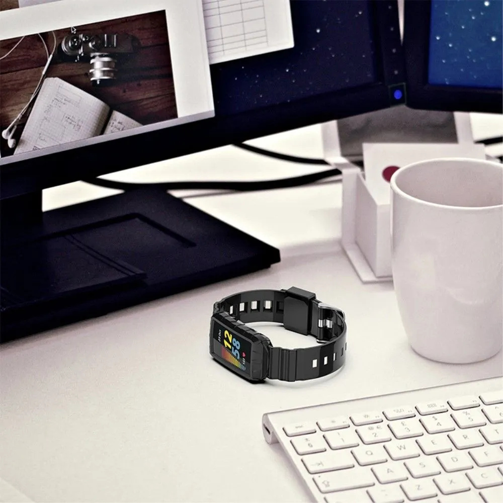 Fitbit Charge 5 / 4 / 3 integrated TPU cover   watch strap - Orange