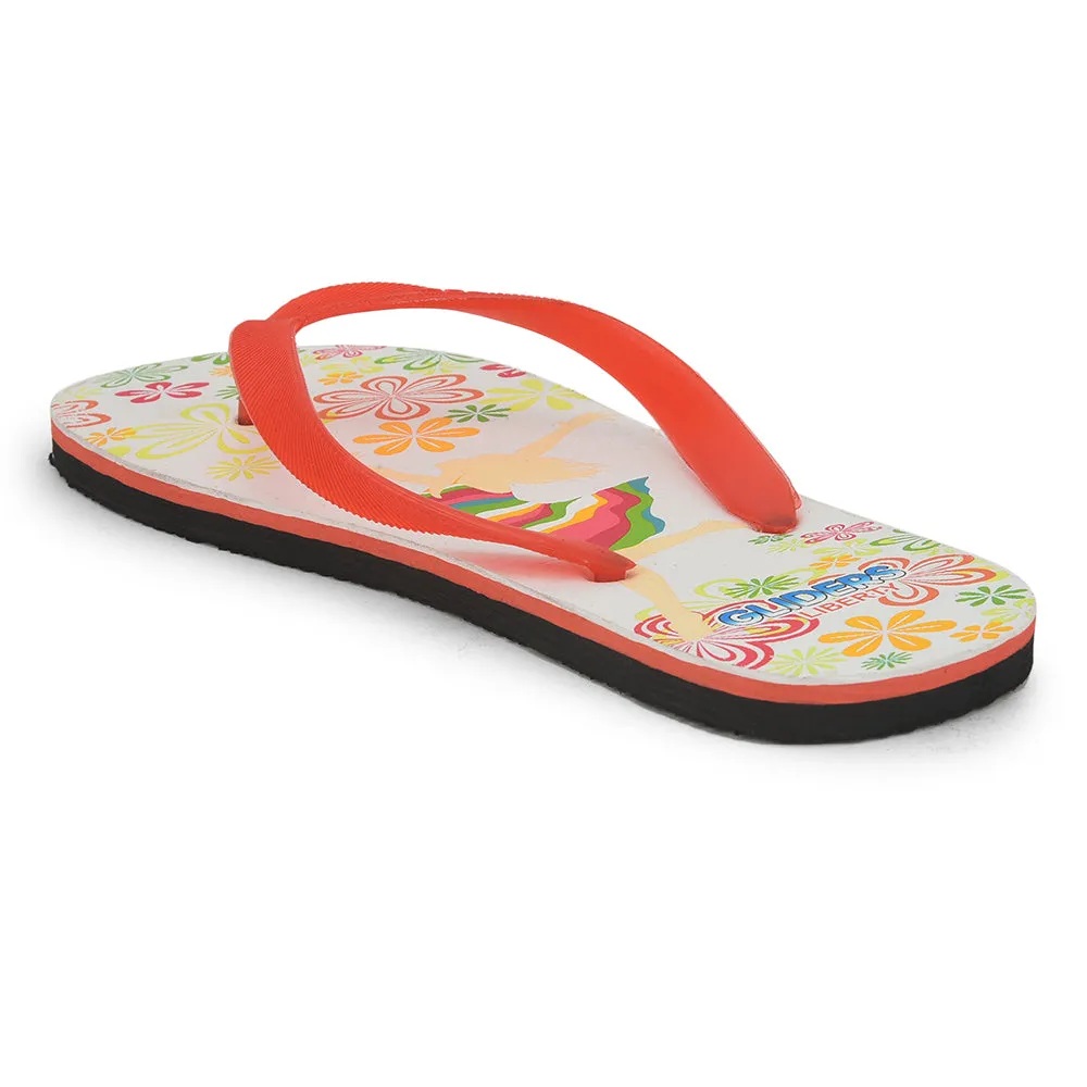 Gliders Casual Black Flip Flop For Women AHA-124E By Liberty