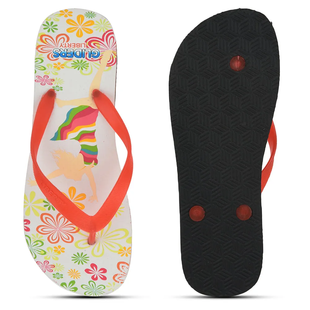 Gliders Casual Black Flip Flop For Women AHA-124E By Liberty