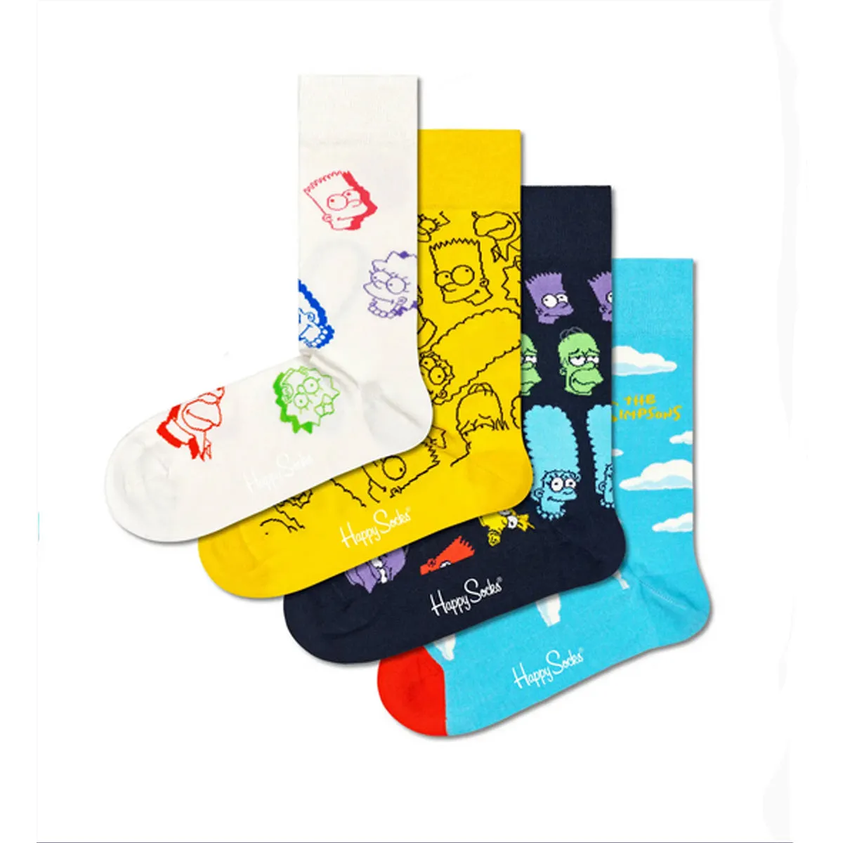 Happy Socks x The Simpsons Women's Gift Box - 4 Pack