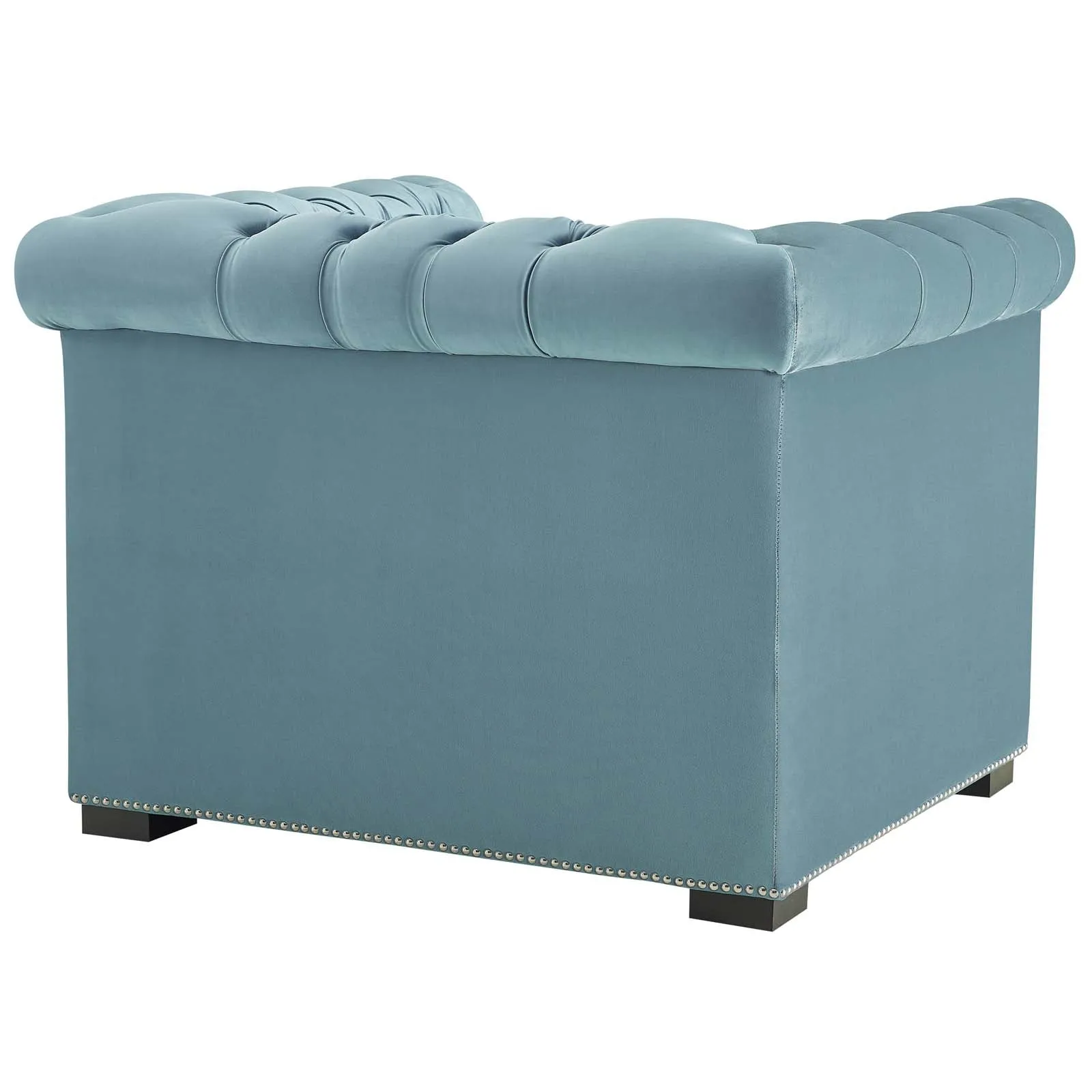 Heritage Upholstered Velvet Armchair