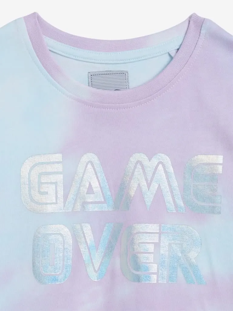 HOP Kids Blue Text Designs T-Shirt
