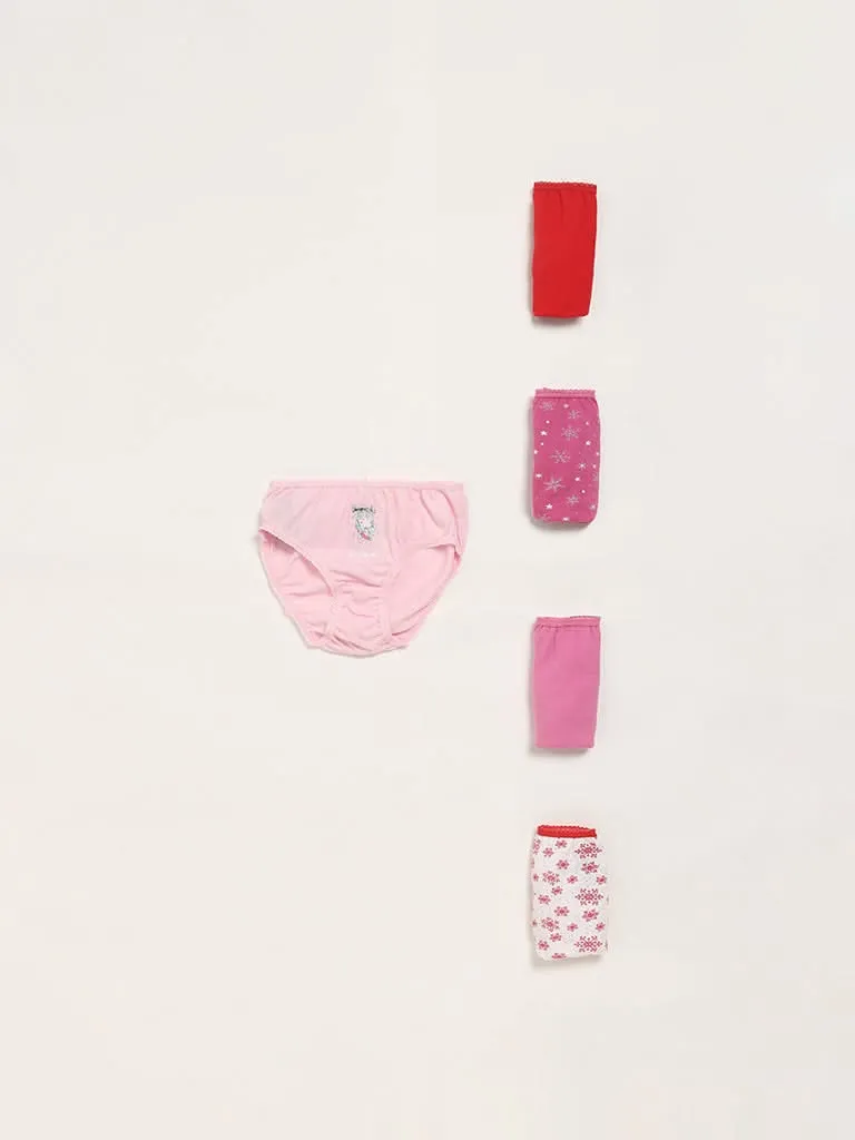 HOP Kids Multicolor Assorted Briefs - Pack of 5