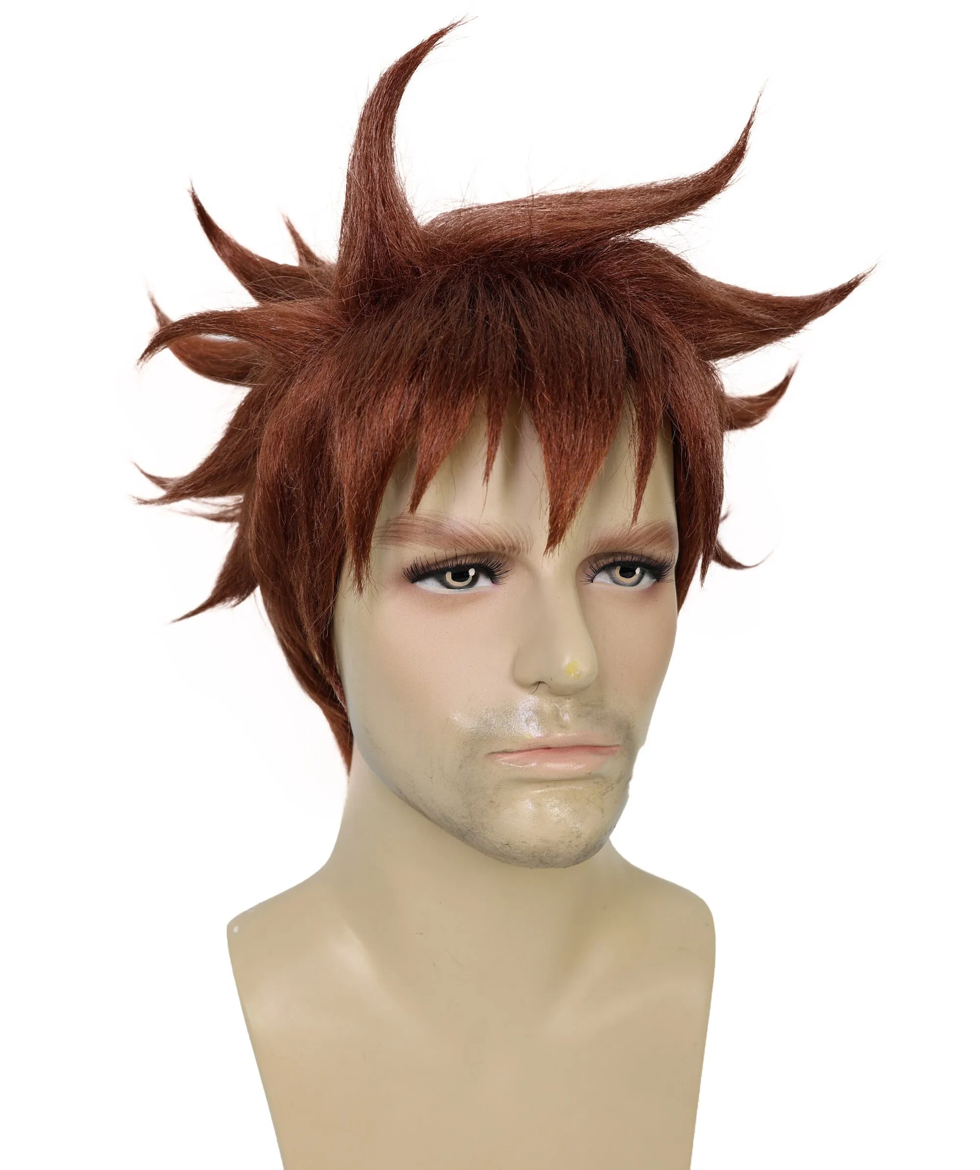 HPO Fiery Crimson Waves Adult Vibrant Red Locks | Cosplay Wig | Flame-retardant Synthetic Fiber