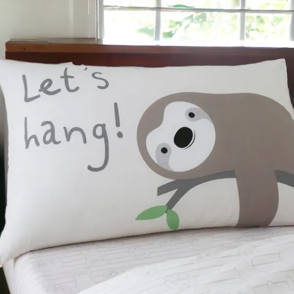 Kids Sloth Print Duvet Cover Set