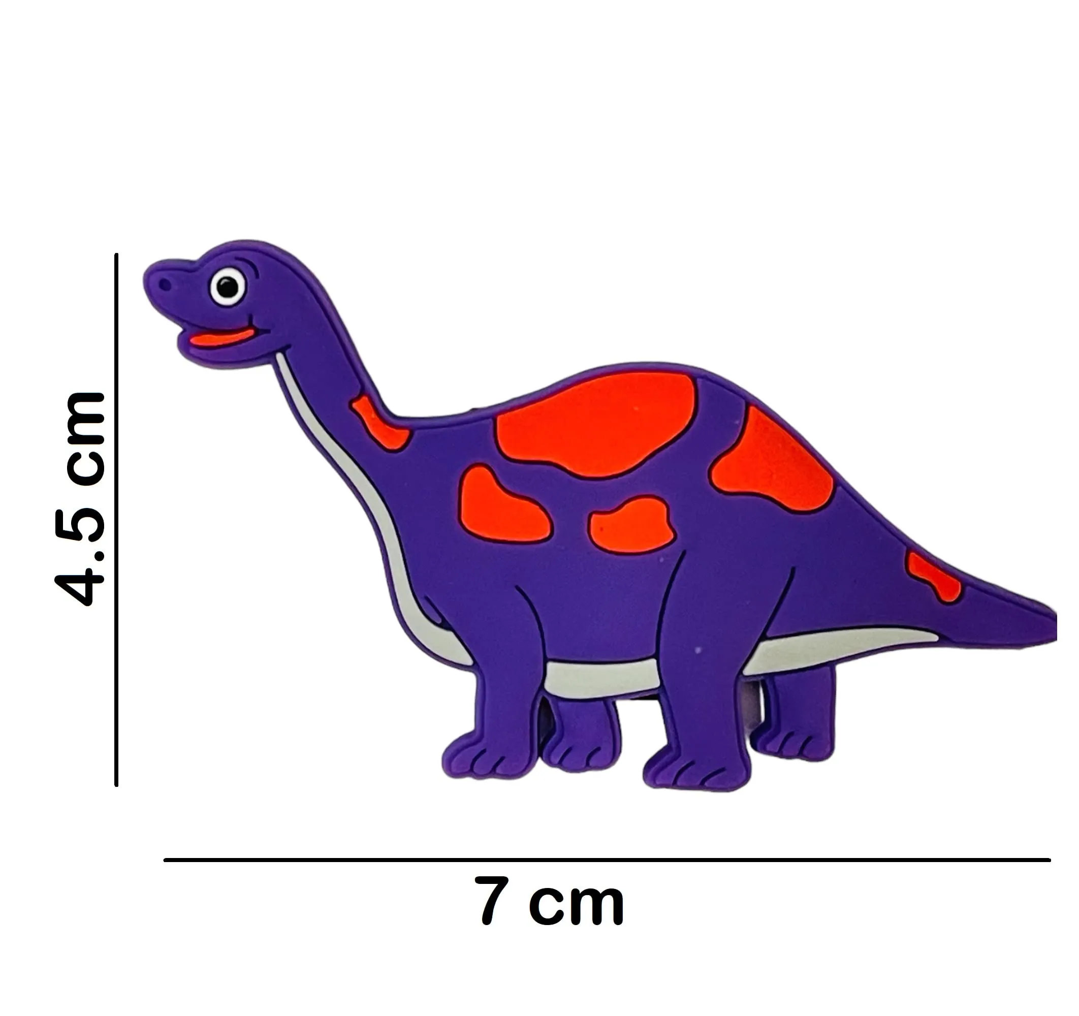 KRIWIN Pack of 5 pcs Dinosaur Theme Silicon Multi Color Fridge Magnets