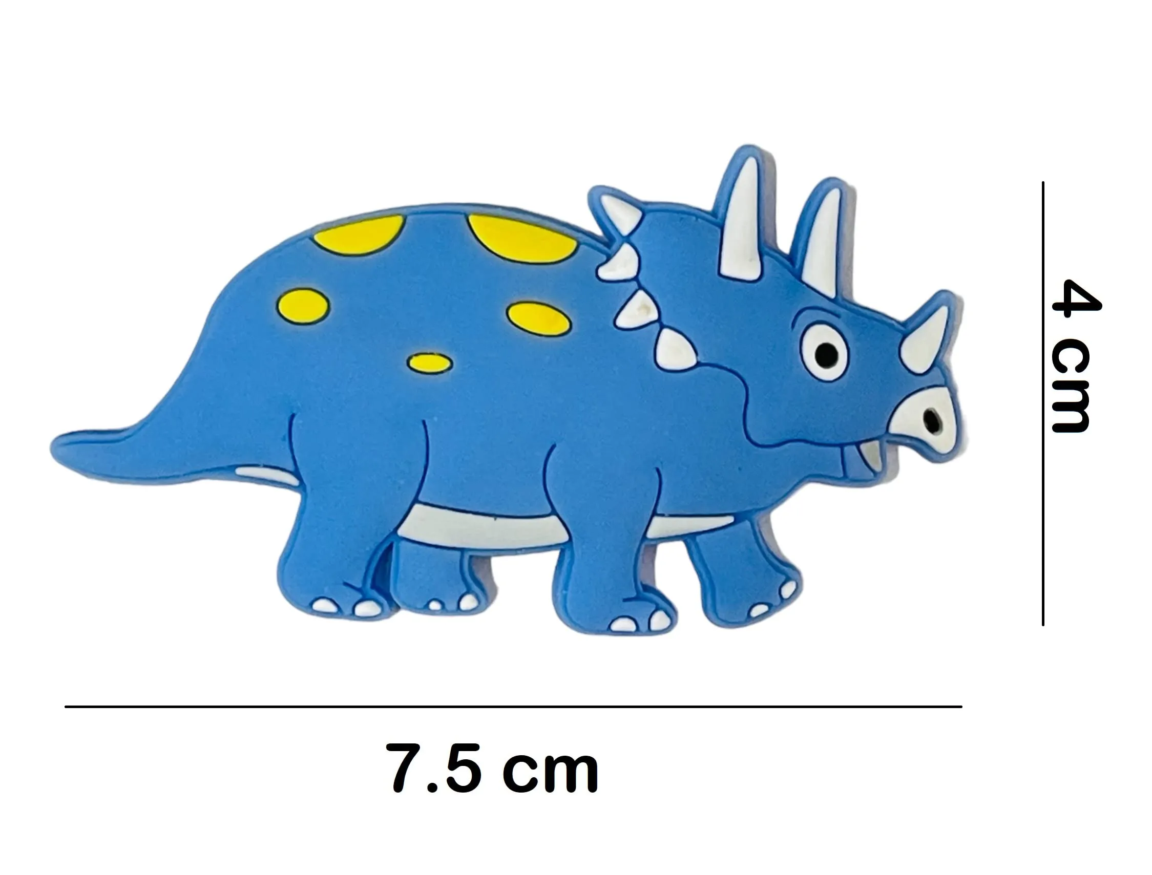 KRIWIN Pack of 5 pcs Dinosaur Theme Silicon Multi Color Fridge Magnets