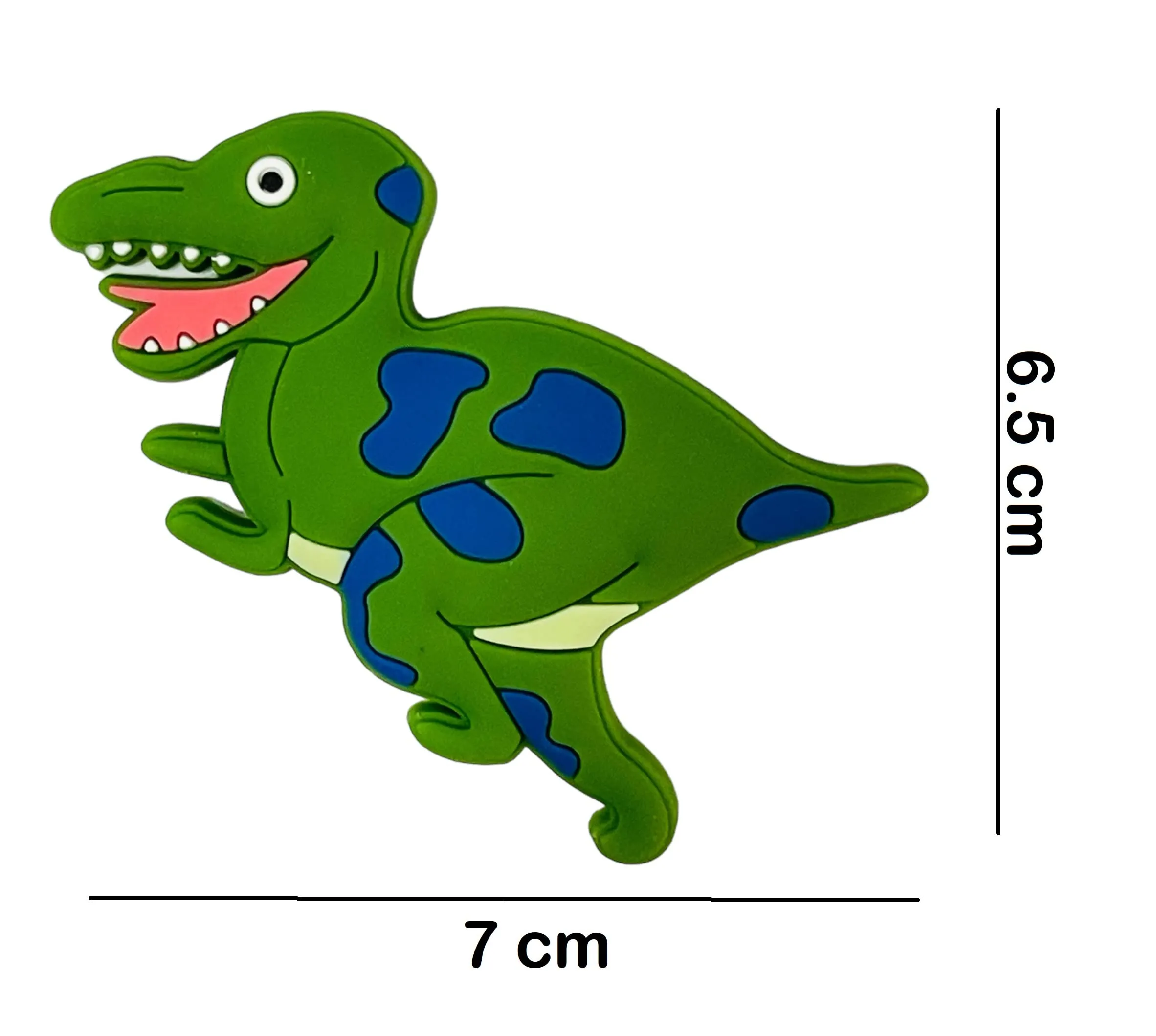 KRIWIN Pack of 5 pcs Dinosaur Theme Silicon Multi Color Fridge Magnets