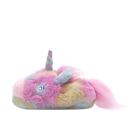 Lara Rainbow Unicorn Slippers