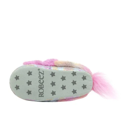 Lara Rainbow Unicorn Slippers