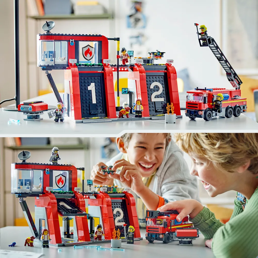 LEGO CITY Fire Station with Fire Truck 60414