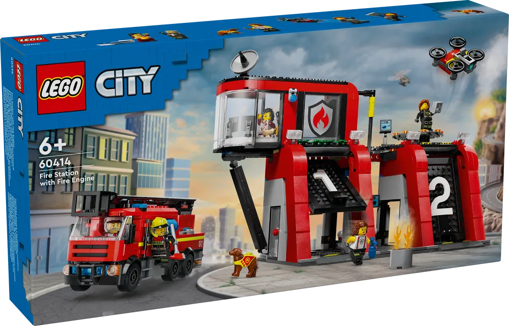LEGO CITY Fire Station with Fire Truck 60414