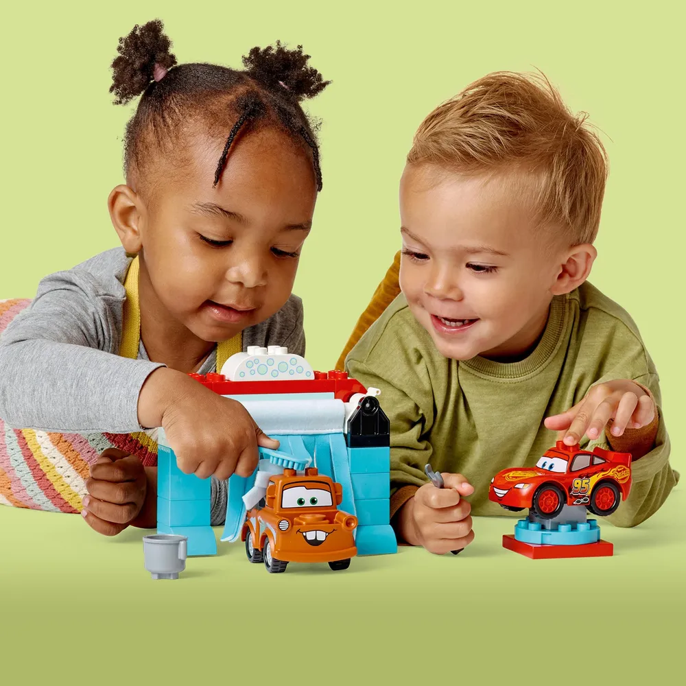LEGO DUPLO Lightning McQueen & Mater's Car Wash Fun 10996