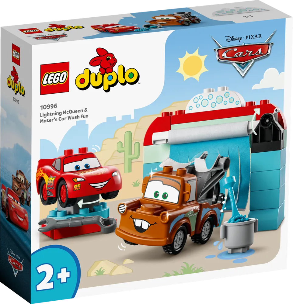 LEGO DUPLO Lightning McQueen & Mater's Car Wash Fun 10996
