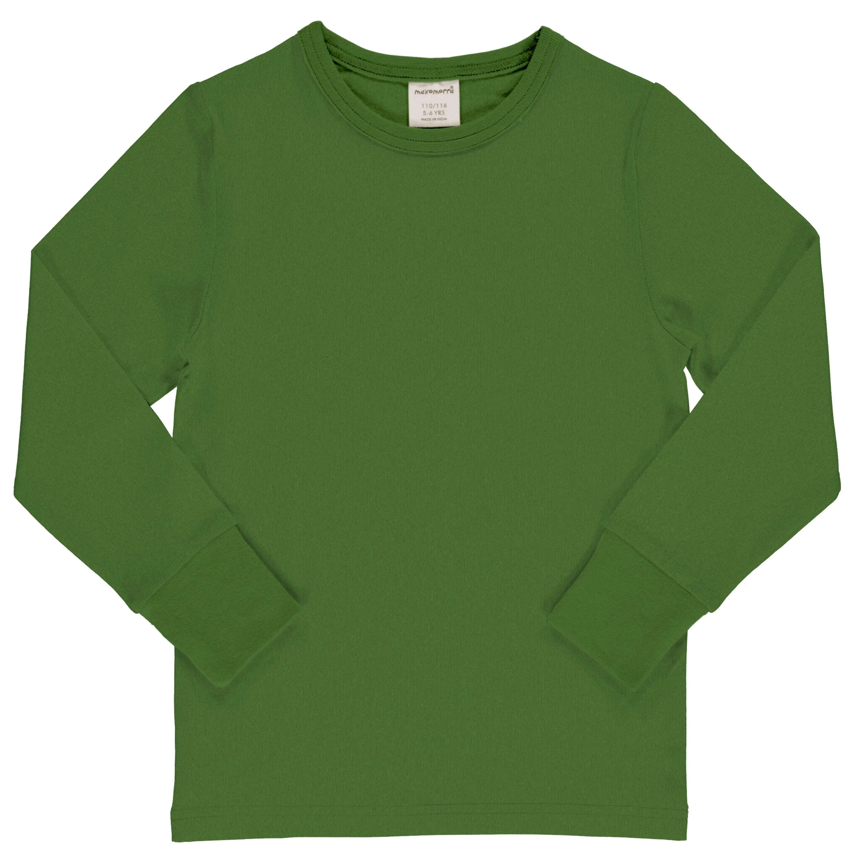 Maxomorra Green Long Sleeved Top