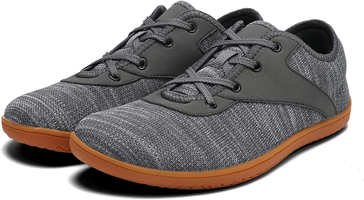 Minimalist Barefoot Shoes Womens Mens | Zero Drop Sole | Wide Toe Box | Fashion Canvas Sneakers Casual Walking Shoes Cross Trainer City Road Running Shoes