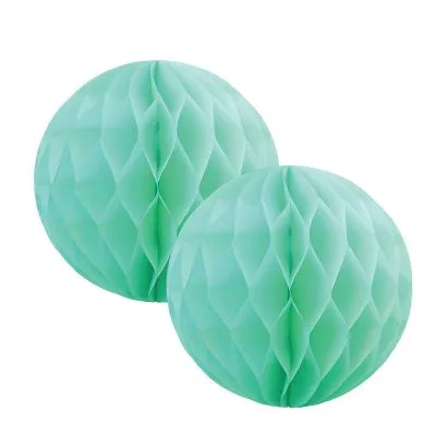 Mint Honeycomb Balls 15cm (2 pack)