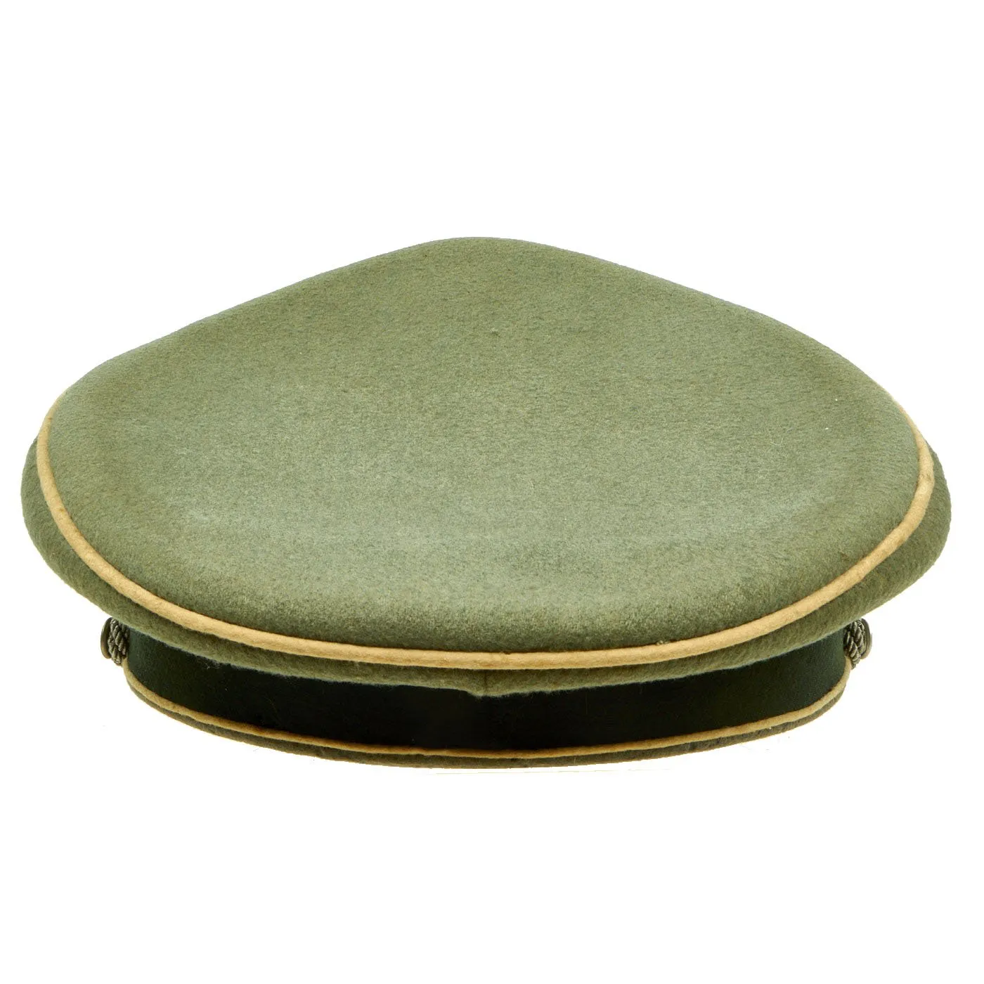 Original German WWII Army Heer Infantry Officer Schirmmütze Visor Cap by EREL - Double Marked