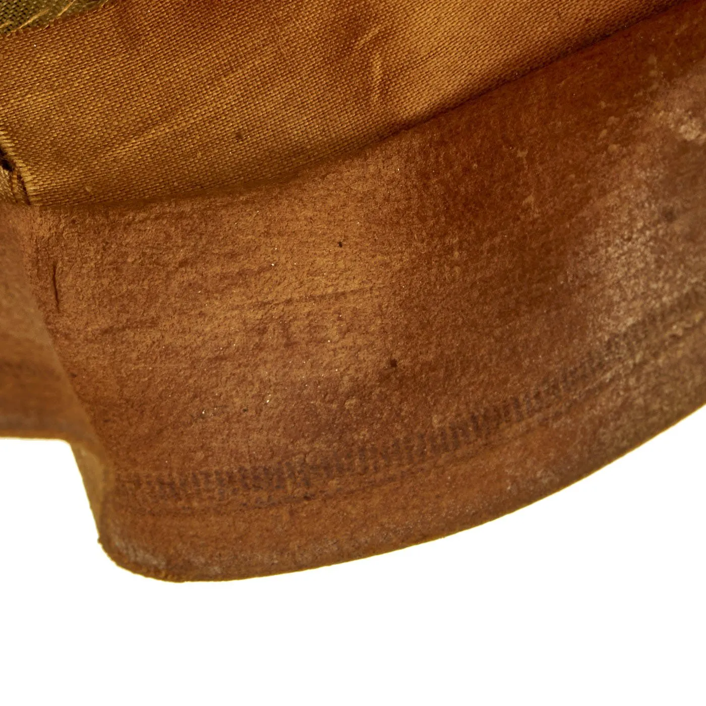 Original German WWII Army Heer Infantry Officer Schirmmütze Visor Cap by EREL - Double Marked