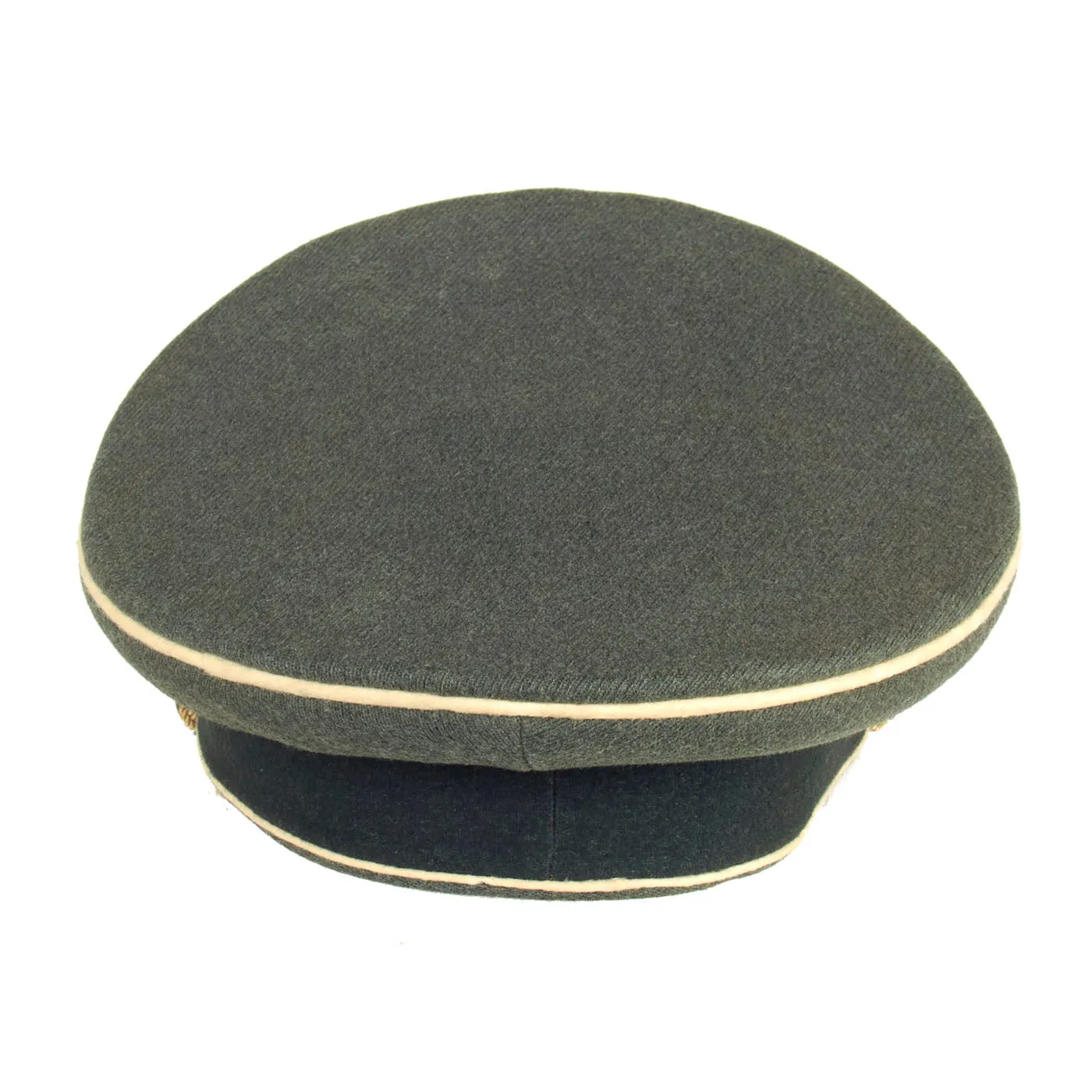 Original German WWII Army Heer Infantry Officer Schirmmütze Visor Cap - Size 57