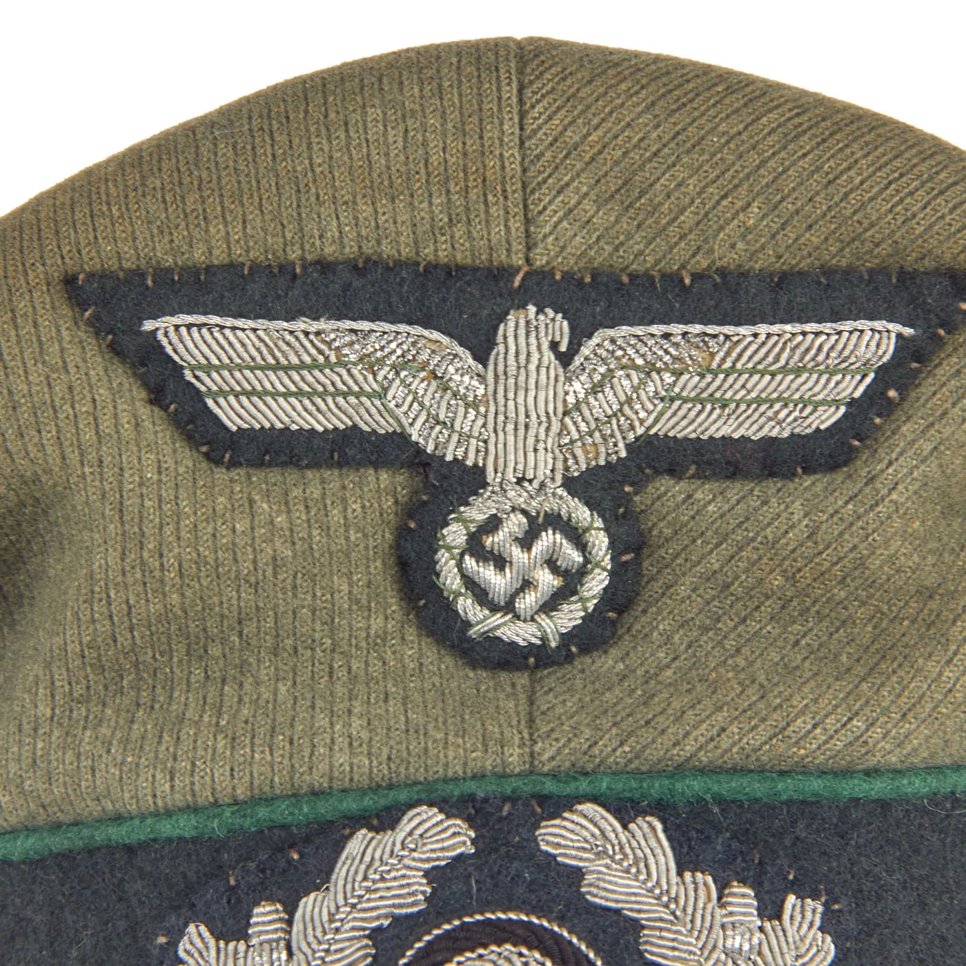 Original German WWII Heer Gebirgsjäger Mountain Troop "Crusher" Visor Cap by EREL