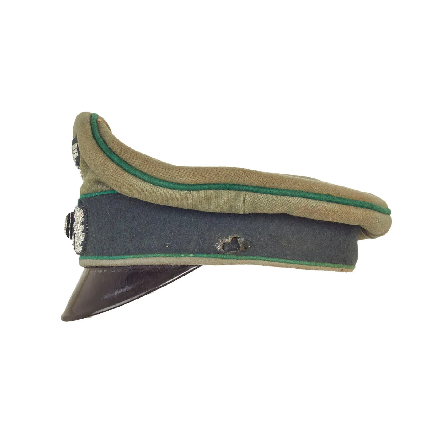 Original German WWII Heer Gebirgsjäger Mountain Troop "Crusher" Visor Cap by EREL