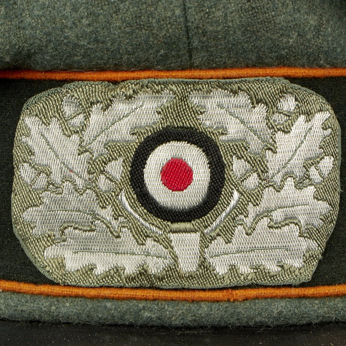 Original German WWII Heer Military Police or Recruiting EM/NCO Visor Crush Cap by Willy Sprengpfeil - dated 1940