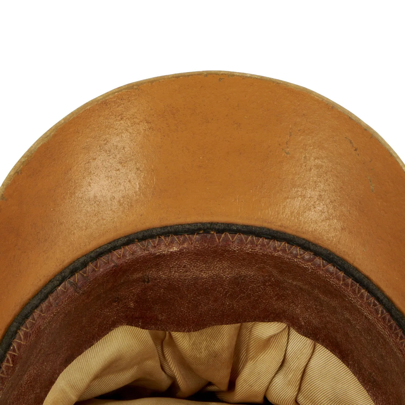 Original German WWII Heer Military Police or Recruiting EM/NCO Visor Crush Cap by Willy Sprengpfeil - dated 1940