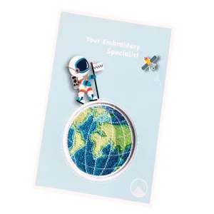 Personalised Patches on Postcards 6cm