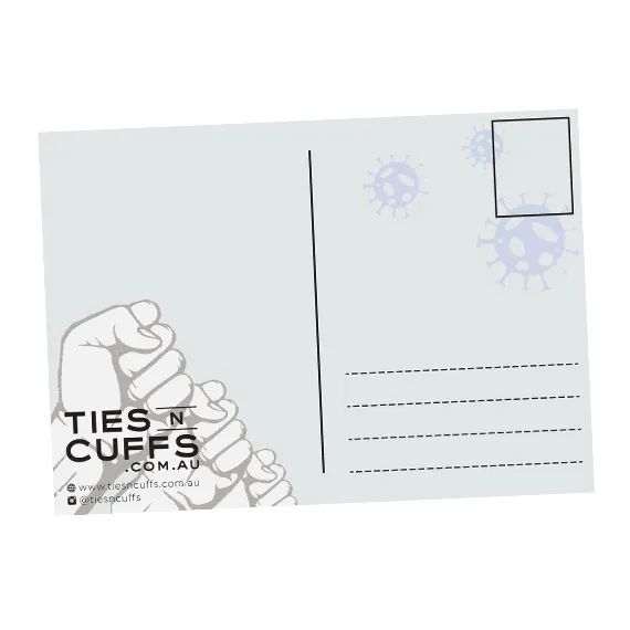 Personalised Patches on Postcards 7cm