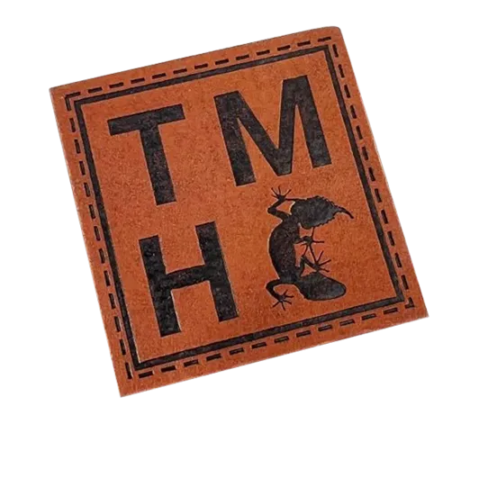 Personalised PU Leather Patch 7cm