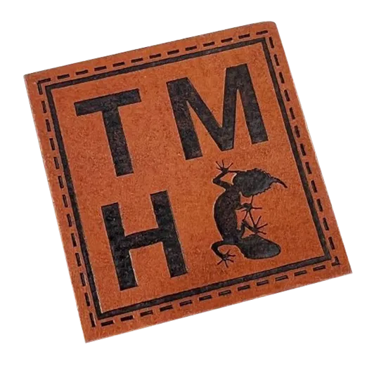 Personalised PU Leather Patch 8cm