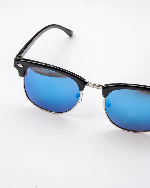 Recycled & Polarized Eco Sunglasses in Blue