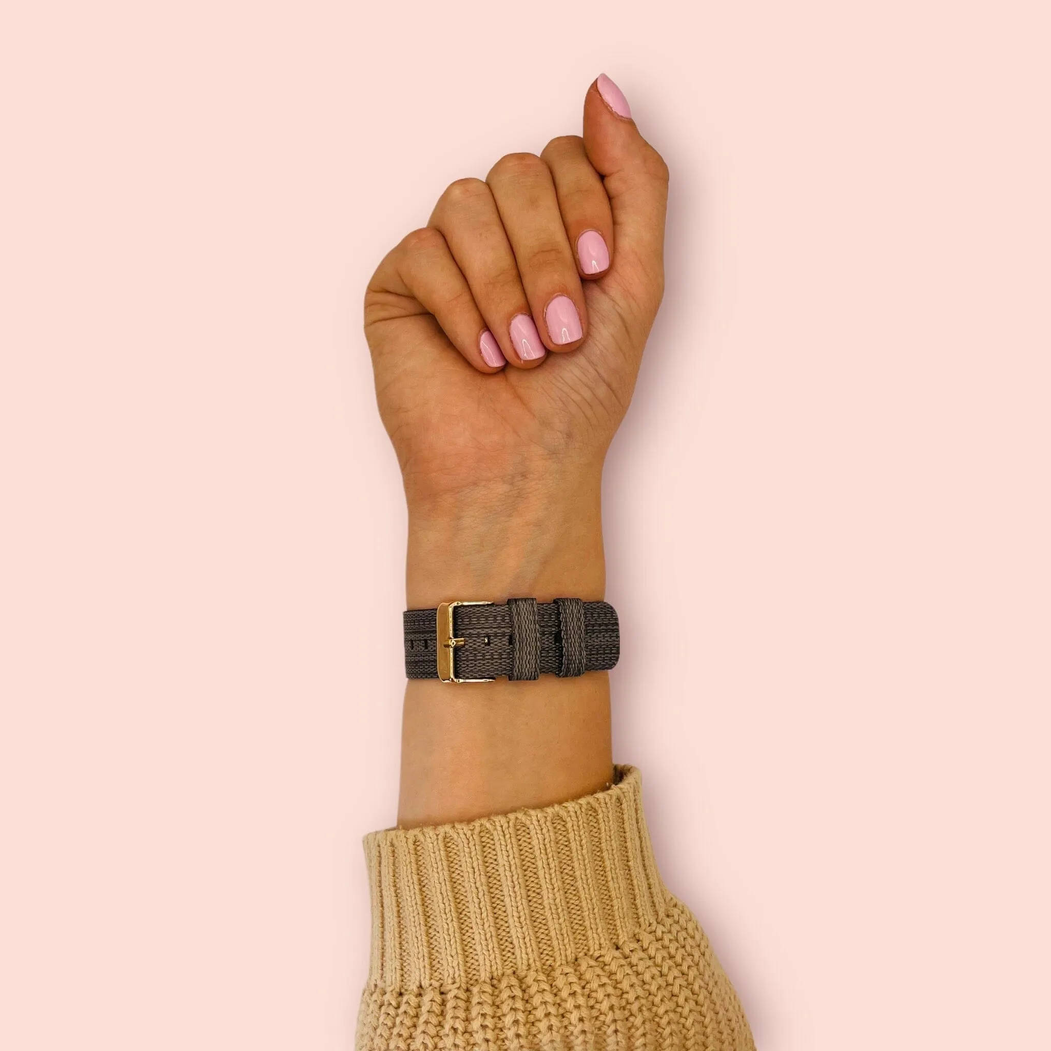 Stylish Canvas Watch Straps Compatible with Fossil Gen 5 & 5E