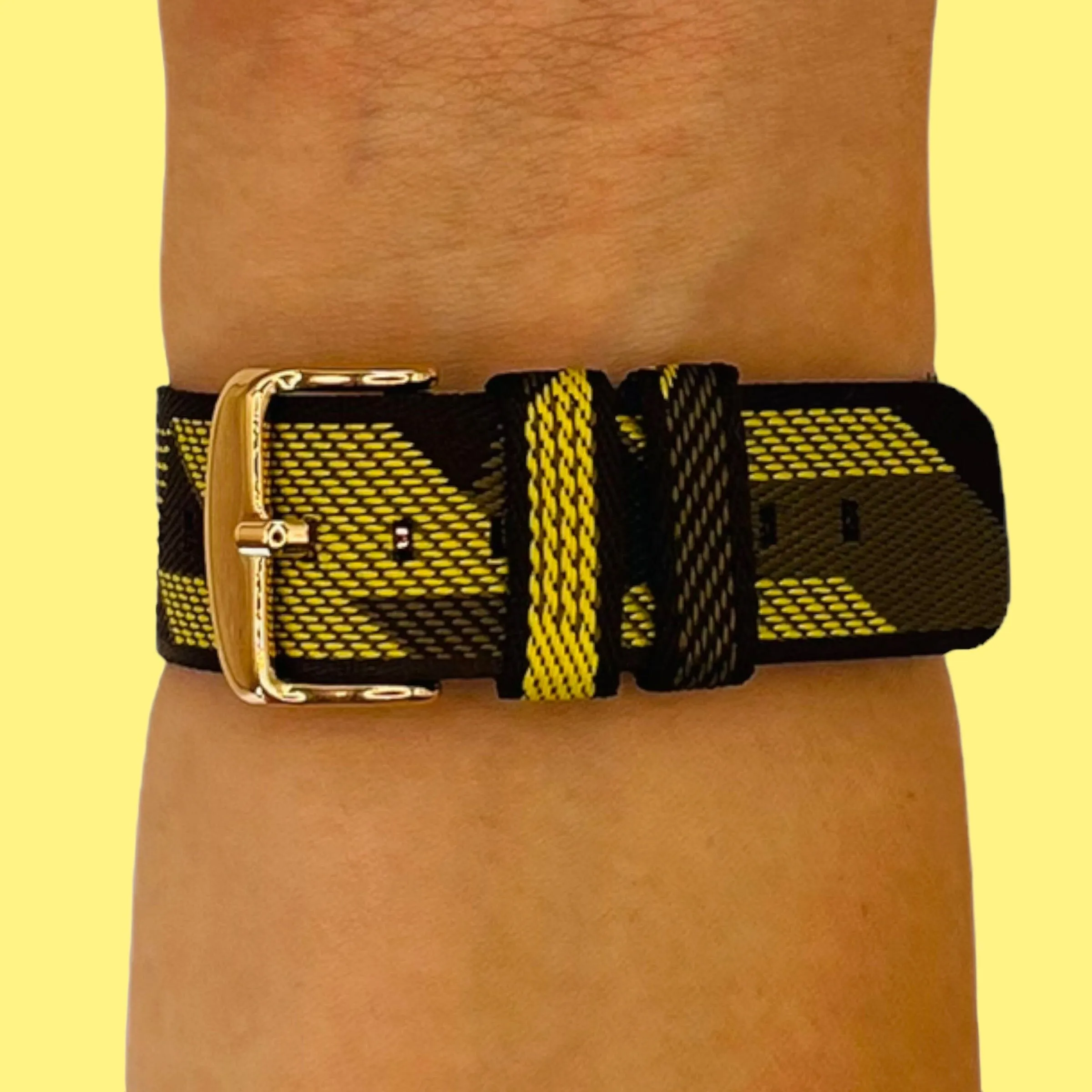 Stylish Canvas Watch Straps Compatible with Fossil Gen 5 & 5E